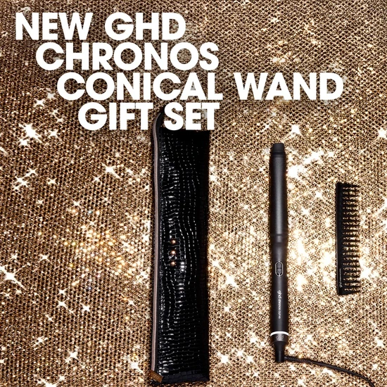 ghd Chronos Curve Conical Wand Christmas Gift Set