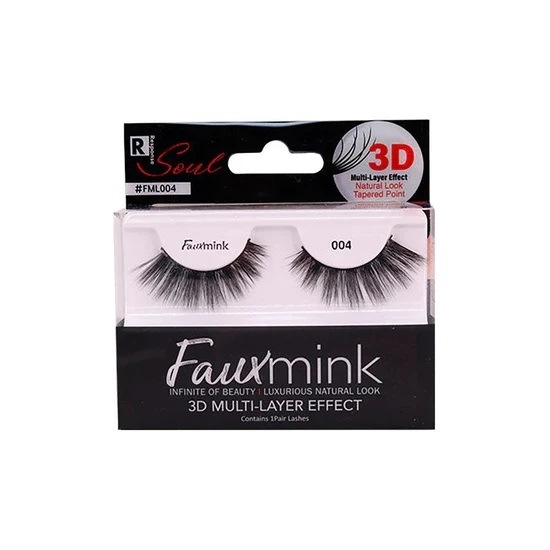 Magic Collection Response Soul Faux Mink 3d Effect Eyelash Black 004 Black