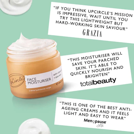 UpCircle Beauty Face Moisturiser With Argan Powder 50ml