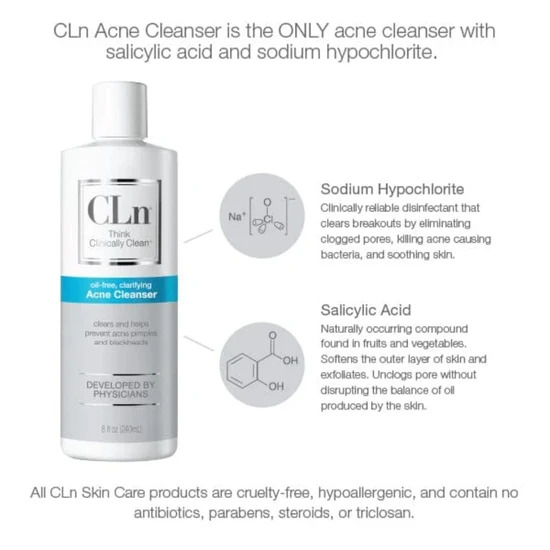 CLn Skin Care CLn Acne Cleanser 240ml