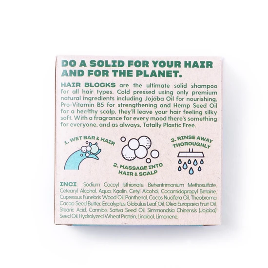 Shower Blocks Solid Shampoo 1x - Cedarwood & Eucalyptus
