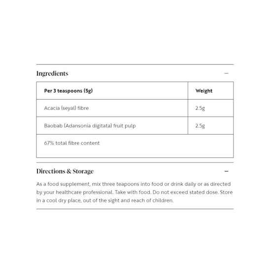 Viridian Organic Prebio Fibre Powder 150g