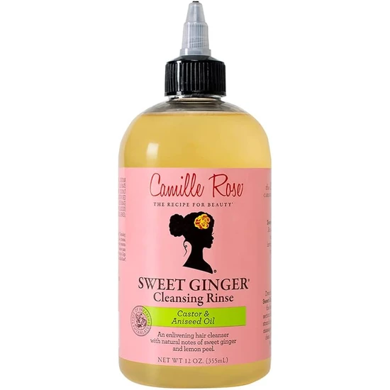 Camille Rose Sweet Ginger Cleansing Rinse W Castor & Aniseed Oil 355ml