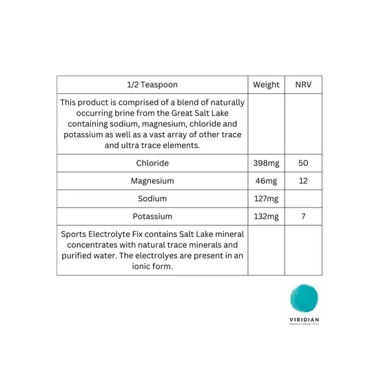 Viridian Electrolyte Fix Liquid 100ml