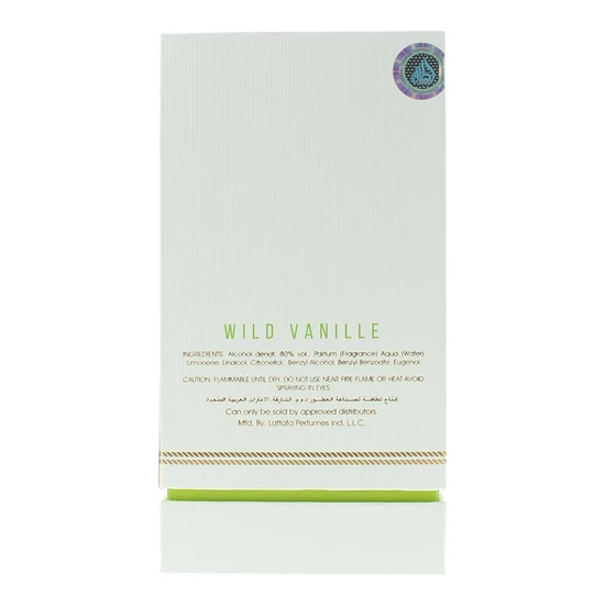 Lattafa Wild Vanille Musk Eau De Parfum 100ml