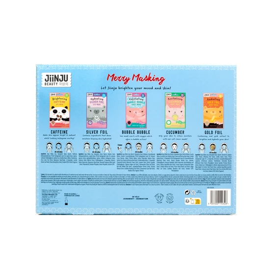 JiinJu Beauty Merry Masking Gift Set 5 x 15ml Masks