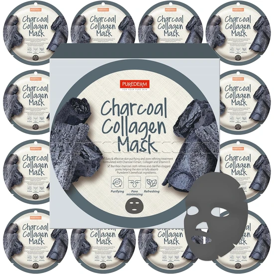 Purederm Charcoal Collagen Mask