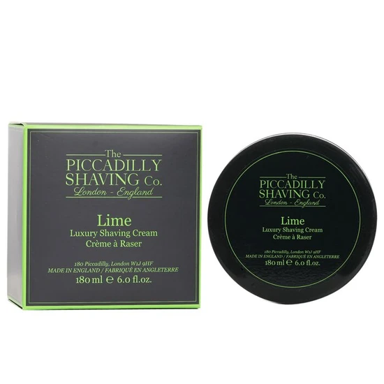 The Piccadilly Shaving Co. Lime Luxury Shaving Cream 180g