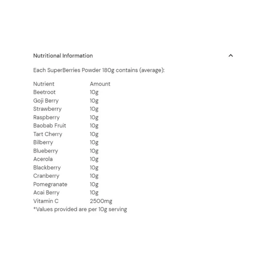 Health Aid Super Berries Powder 180g