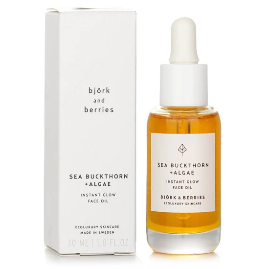 Björk & Berries Sea Buckthorn+ Algae Instant Glow Face Oil 30ml