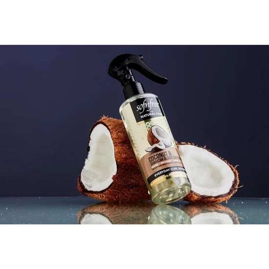 Sofn'Free For Natural Hair Coconut & Jamaican Black Castor Oil Everyday Curl Refresh 240ml