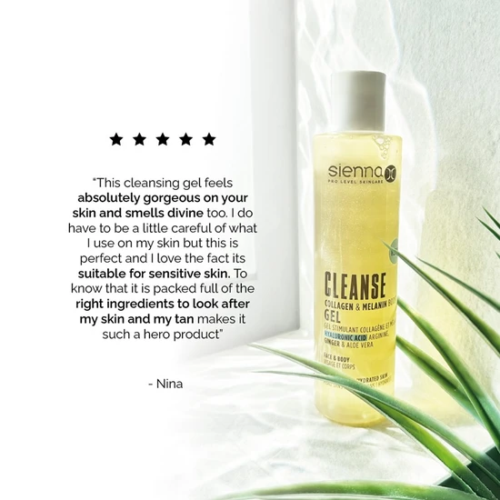 Sienna X Cleanse Collagen & Melanin Boosting Gel 200ml