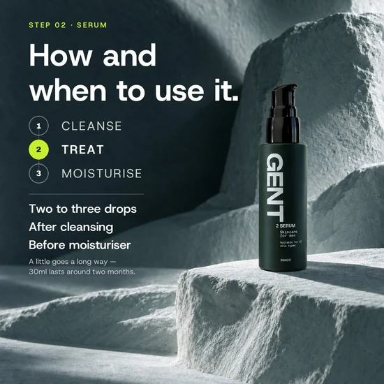 Gent Skincare Men's Face Serum