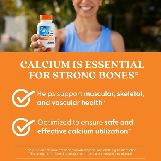 Doctor's Best Calcium Bone Maker Complex With MCHCal 180 Capsules