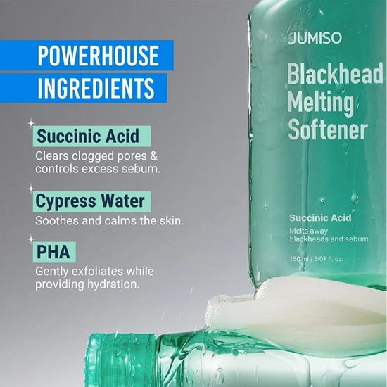 Jumiso Blackhead Melting Softener & Cotton Pad Set 2pcs