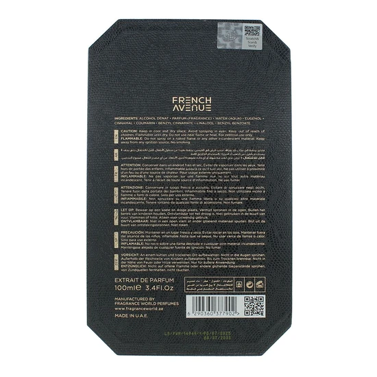 French Avenue Veneno Eau De Parfum 100ml