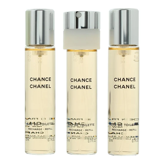 CHANEL Chance Eau De Toilette 3 x 20ml