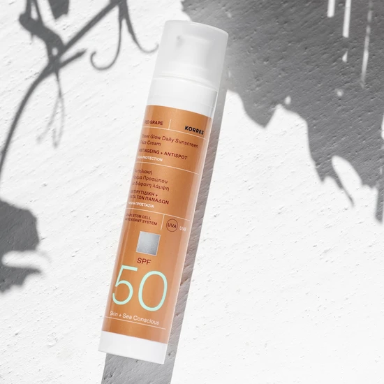Korres Red Grape Sheer Glow Face Sunscreen SPF 50 50ml
