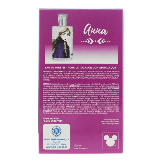 Disney Frozen Disney Anna Eau De Toilette 100ml