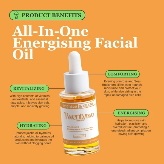 TwentyTwo Skincare All-in-One Energising Facial Oil