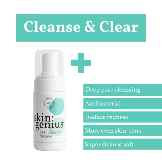 SkinGenius Skincare Best Cleanse Forever Cleansing Face Wash 100ml