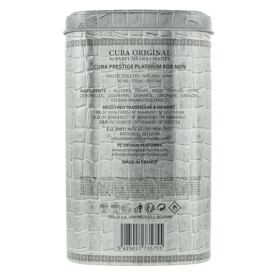 Cuba Prestige Platinum Eau De Toilette 90ml