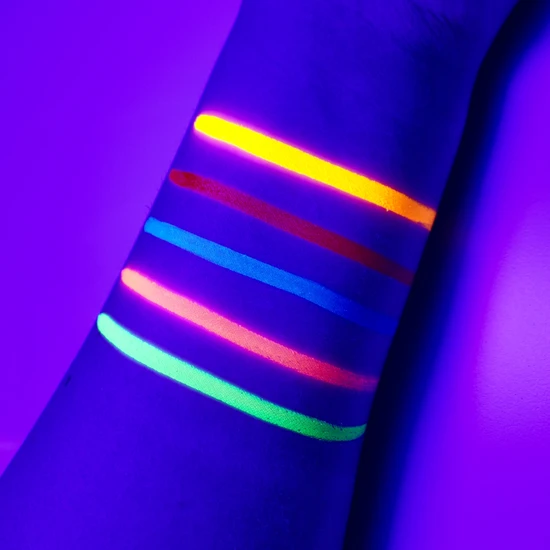 Glisten Cosmetics Neon UV Circle Split Liner Eyeliner