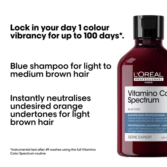 L'Oréal Professionnel Vitamino Spectrum Blue Toning Shampoo 300ml