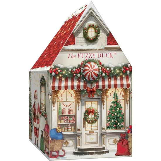 Baylis & Harding The Fuzzy Duck Winter Wonderland Gingerbread House Gift Set 300ml Body Wash, 300ml Bubble Bath, 130ml Body Lotion & 130ml Shower Crème