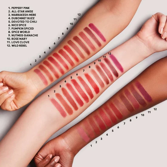 MAC Powder Kiss Velvet Blur Slim Stick Lipstick 877 Devoted To Chili 2g