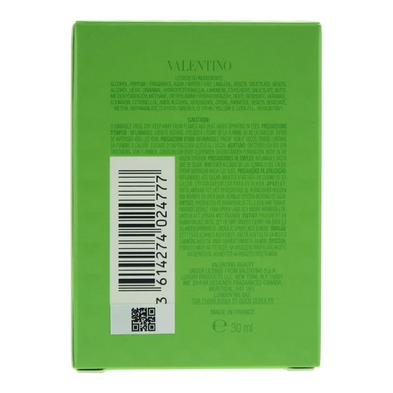 Valentino Donna Born In Roma Green Stravaganza Eau De Parfum 30ml