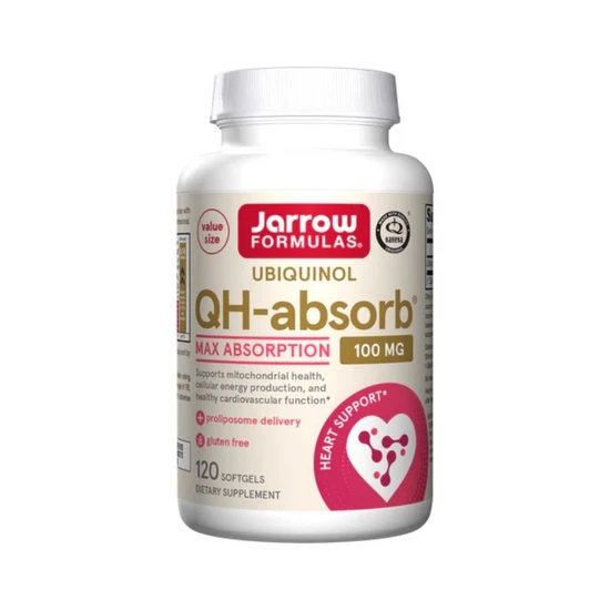 Jarrow Formulas Ubiquinol QHabsorb 100mg 120 Softgels