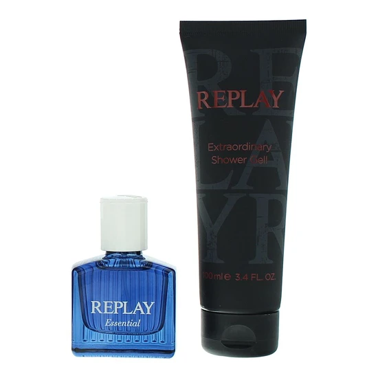 Replay Essential For Him Gift Set 30ml Eau De Toilette + 100ml Shower Gel