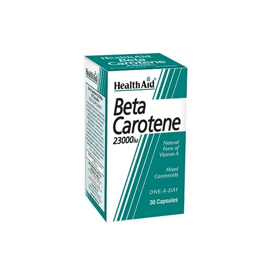 Health Aid Beta Carotene 15mg Capsules 30 Capsules