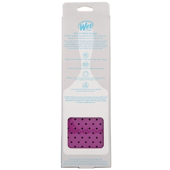 Wet Brush Paddle Detangler Purple