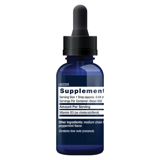 Life Extension Liquid Vitamin D3 50mcg Mint 29ml