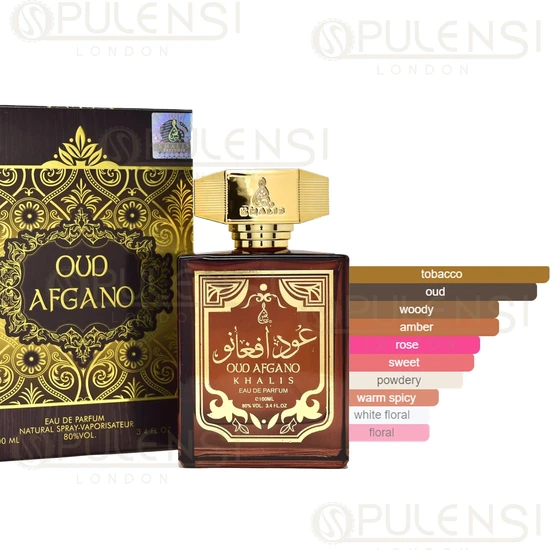 Khalis Oud Afgano Eau De Parfum 100ml