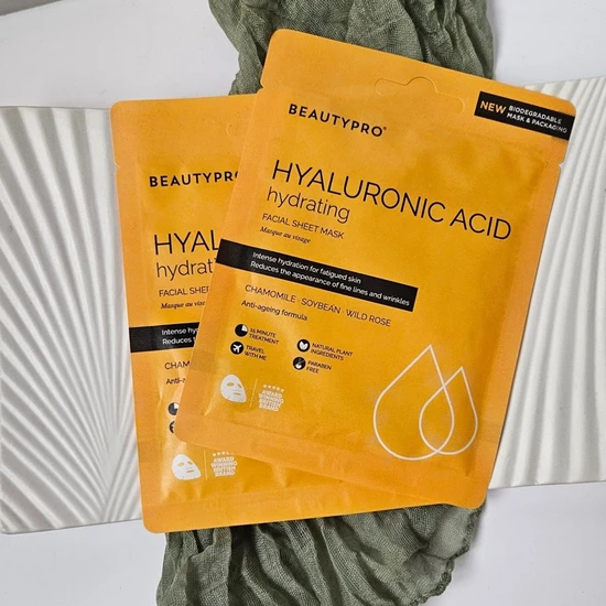 BeautyPro HYALURONIC Hydrating Face Sheet Mask 22ml