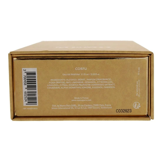 MEMO PARIS Corfu Eau De Parfum 75ml