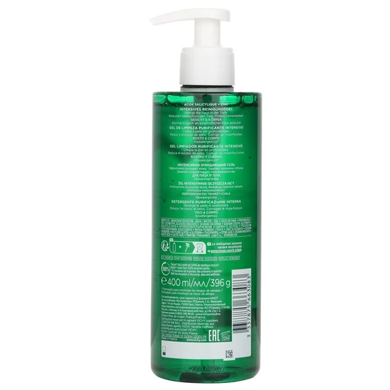 Vichy NORMADERM Intensive Purifying Gel Deep Cleansing 400ml