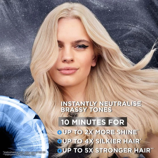 Garnier Olia Hi-Shine Toner Semi-Permanent Hair Dye Platinum Blonde