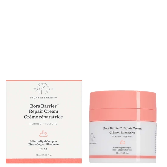 Drunk Elephant Bora Barrier Rich Repair Moisturiser With 6-Butterlipid Complex 50ml