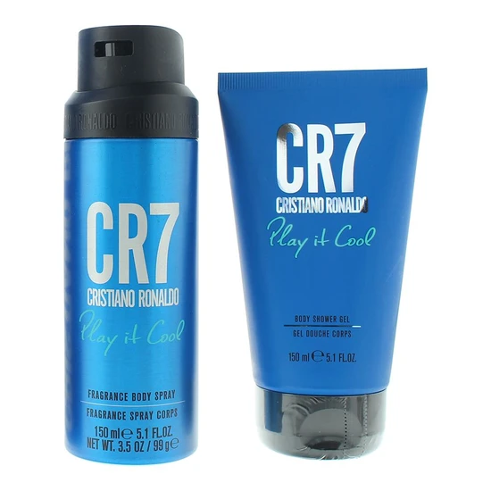 Cristiano Ronaldo CR7 Play It Cool Gift Set 150ml Shower Gel + 150ml Body Spray