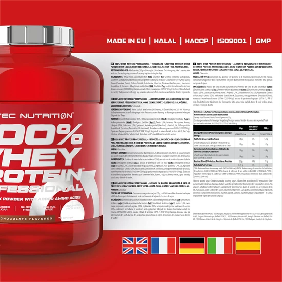Scitec Nutrition SciTec 100% Whey Protein Professional Chocolate 2350g