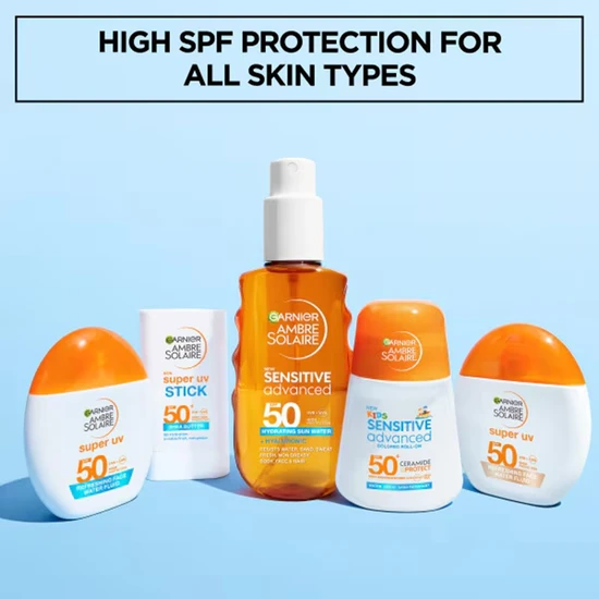 Garnier Ambre Solaire Super UV Refreshing Face Water Tinted Fluid SPF 50 40ml