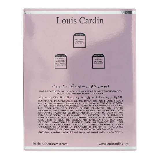 Louis Cardin Heart Of Diamond Eau De Parfum 100ml
