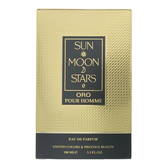 United Colors & Prestige Beauty Sun Moon Stars Oro Pour Homme Eau De Parfum 100ml