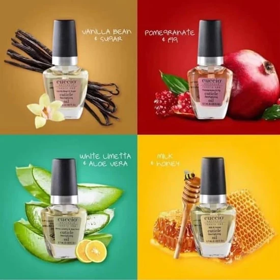 Cuccio On The Go Revitalising Nail & Cuticle Oil Complex 4 Pack