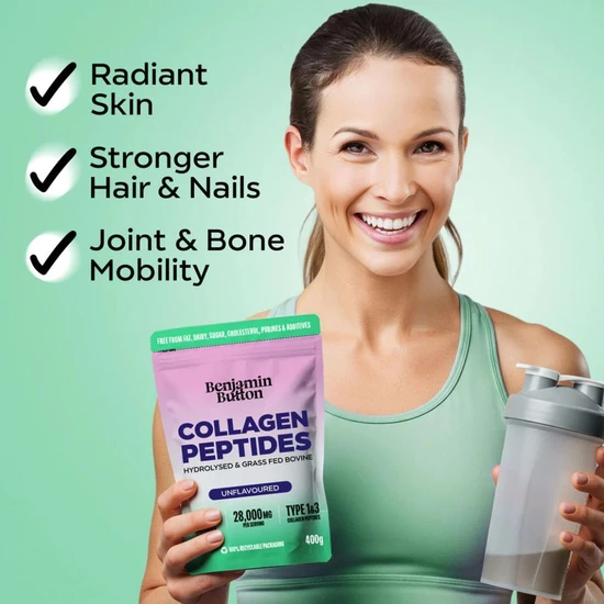 Benjamin Button Bovine Collagen Peptides Powder 400g