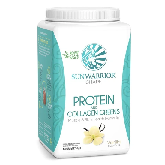 SunWarrior Shape Protein & Collagen Greens Vanilla 750g